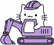 Cute kitty operating machinery.